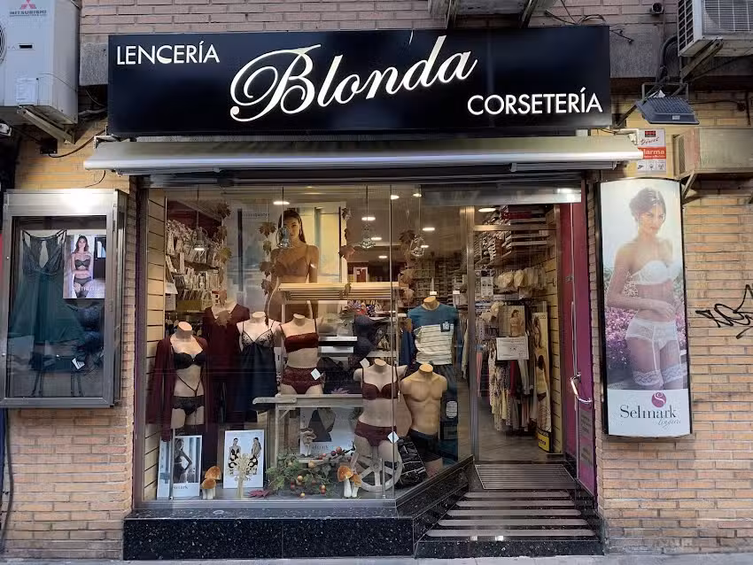 Blonda Lencer&iacute;a ❤️ Lencer&iacute;a y Moda &Iacute;ntima Alicante