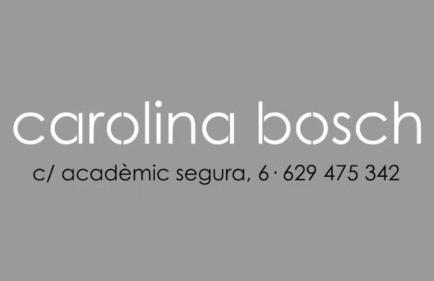 Carolina Bosch &ndash; Moda i complements