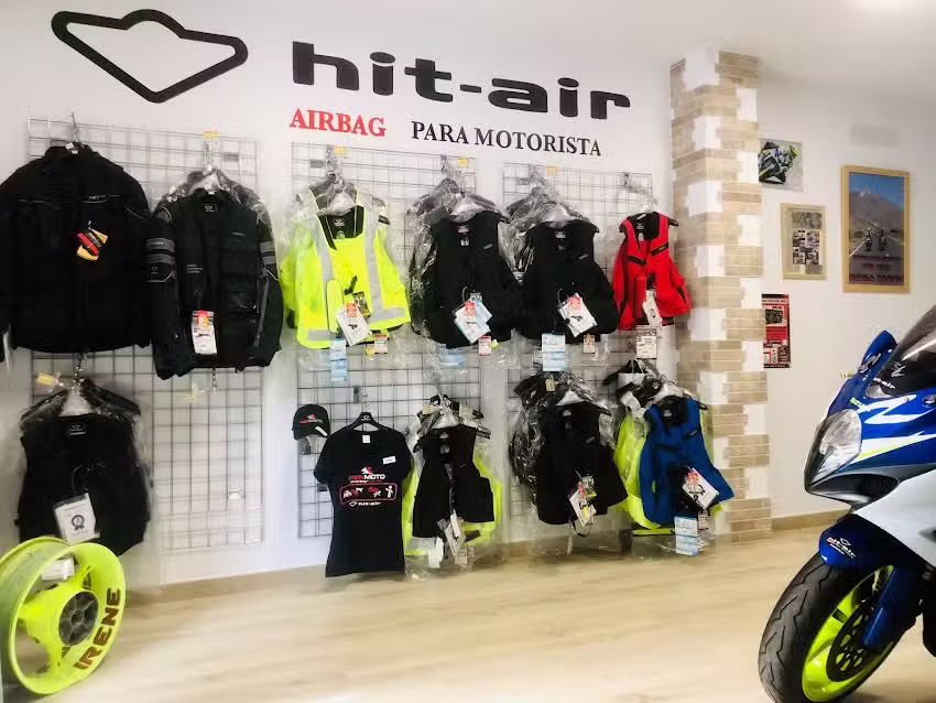 IRENMOTO Chalecos Airbag HIT-AIR y Monos de Cuero y otros accesorios a precio de liquidaci&oacute;n