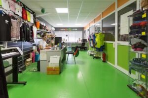 Naranja y Verde &ndash; Serigraf&iacute;a C&oacute;rdoba