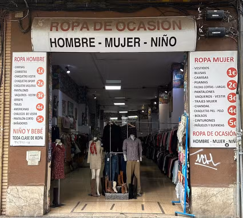 Ropa de segunda mano