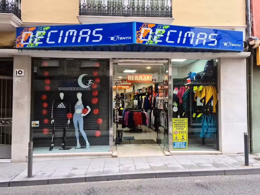 Tienda de deporte Lucena D&eacute;cimas